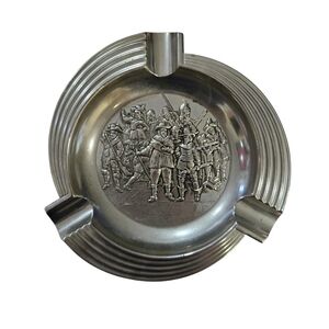 Vintage Cigarette/cigar Silver Decorative Ashtray